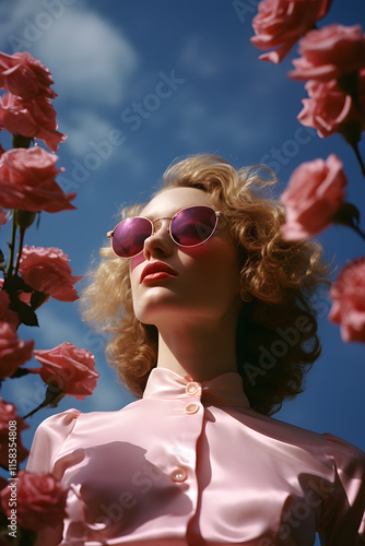 rose-coloured glasses (generative AI)