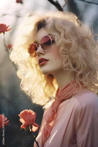 rose-coloured glasses (generative AI)