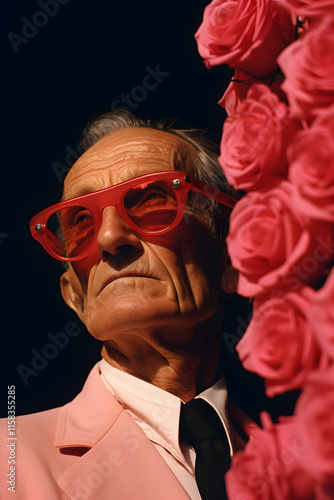 rose-coloured glasses (generative AI)