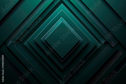 Close-up of a futuristic circuit board design illuminated by green neon lights  showcasing intricate technology and innovation. 