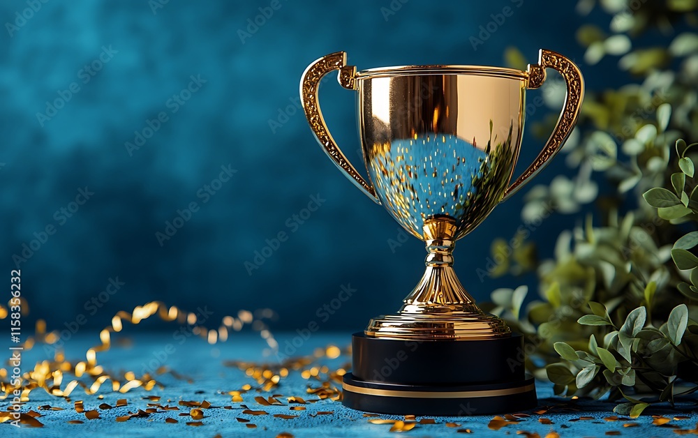 a trophy on a table a trophy on a table