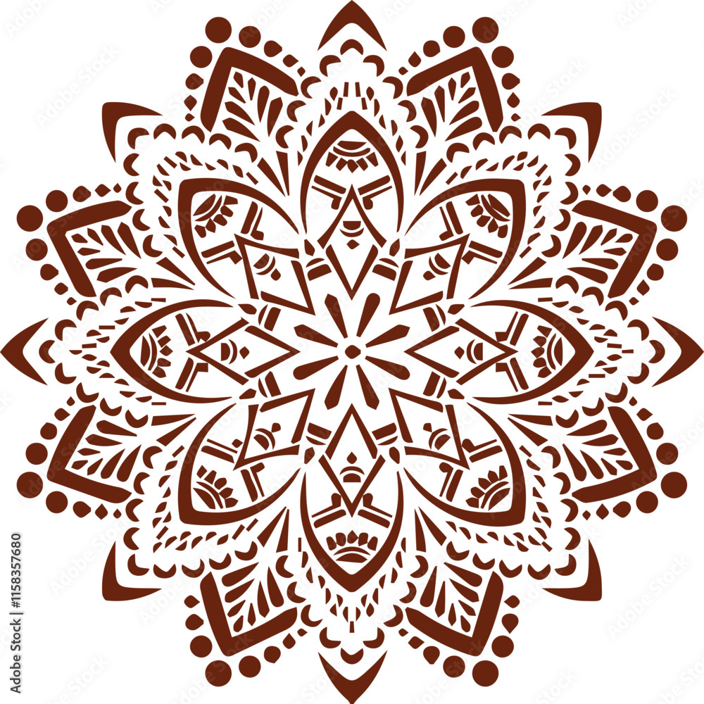 Beautiful flower art and mandala vector design Beautiful flower art and mandala vector design