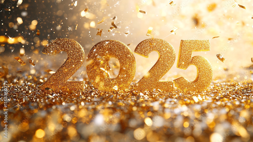 New Year's Eve Celebration in 2025. ai generated New Year's Eve Celebration in 2025. ai generated