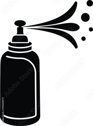 Air freshener silhouette vector illustration