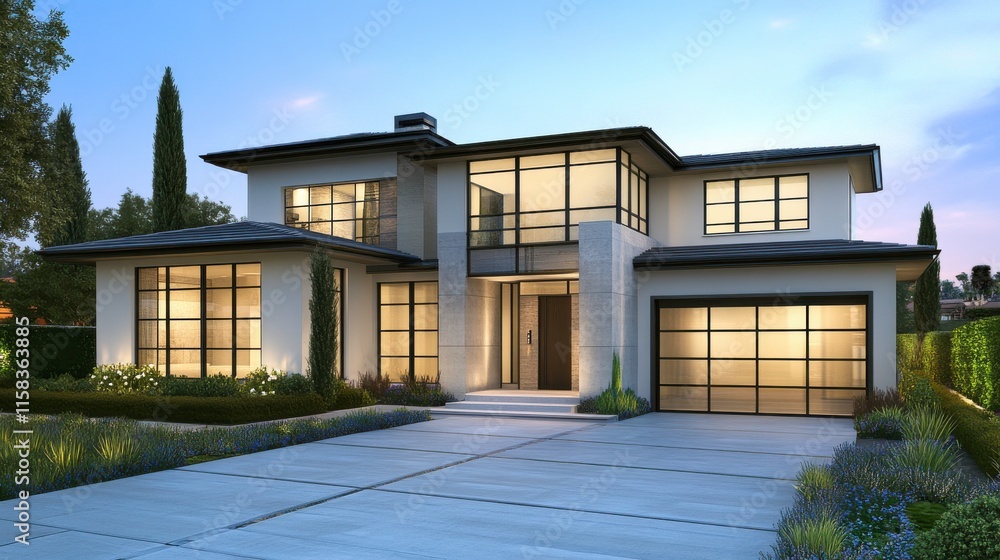 Modern Eco-Friendly House with Sustainable Design Modern Eco-Friendly House with Sustainable Design