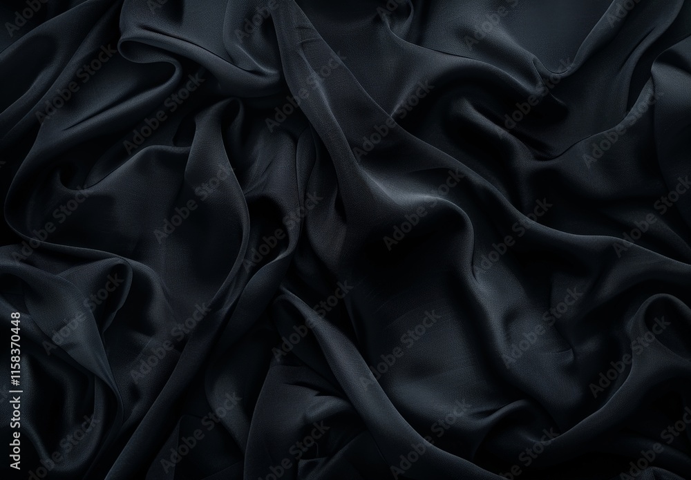 Obraz premium Abstract Black Fabric Texture