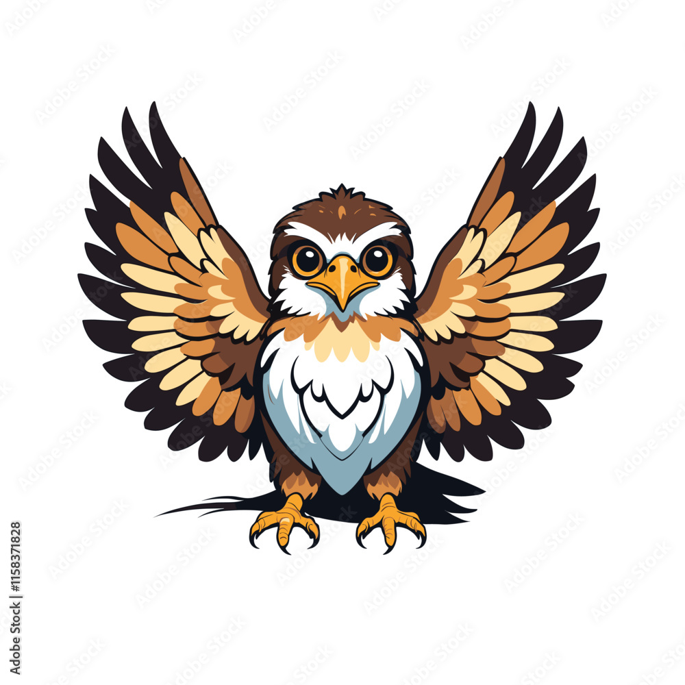 Fototapeta premium Baby animals vector illustration