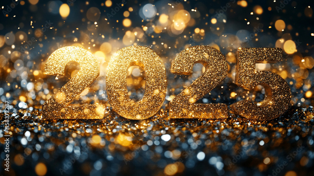 Design of New Year's Eve 2025 Party Invitations. ai generated Design of New Year's Eve 2025 Party Invitations. ai generated