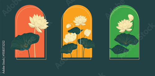 Vintage luxury seamless floral background with golden lilies flowers. Romantic pattern template for wall decor, wallpaper, wedding invitations,