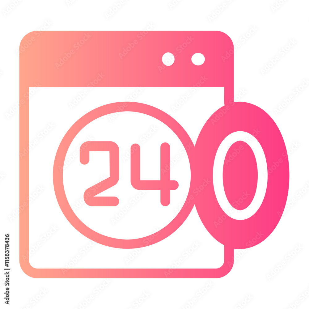 Washing Machine gradient icon Washing Machine gradient icon