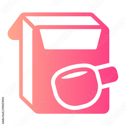 washing powder gradient icon