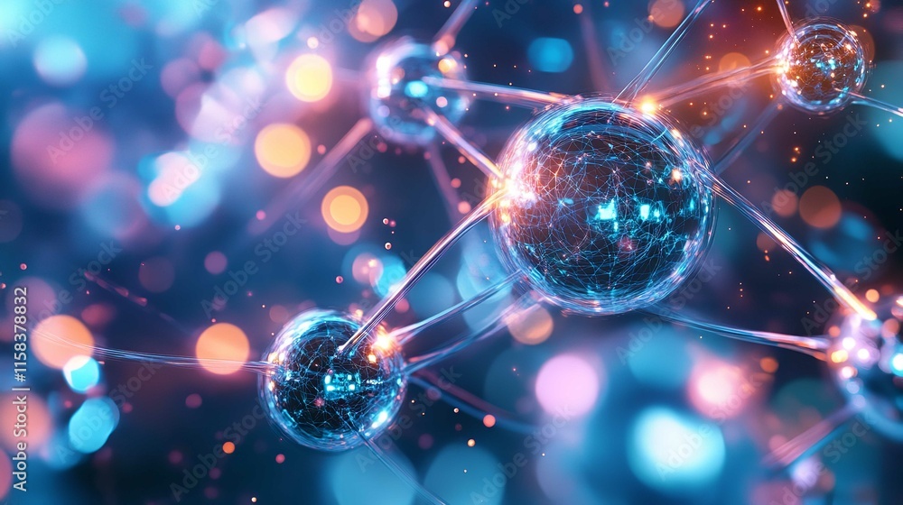 Quantum Physics Science Background in 16K Resolution Quantum Physics Science Background in 16K Resolution