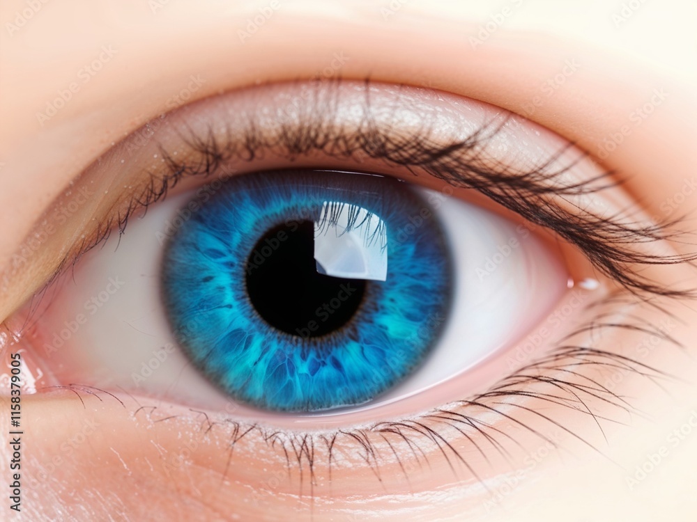 Fototapeta premium Close up photo of an eye