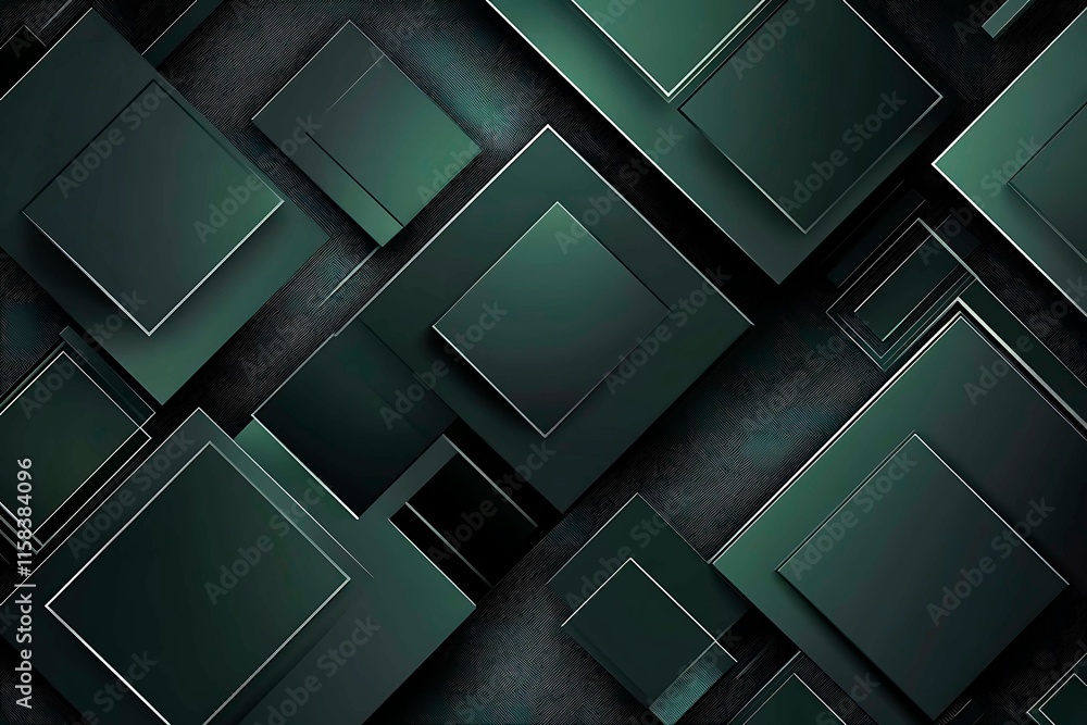 This vector illustration features a gradient green-black circuit board background, highlighted by an abstract technology pattern resembling interconnected circuitry This vector illustration features a gradient green-black circuit board background, highlighted by an abstract technology pattern resembling interconnected circuitry