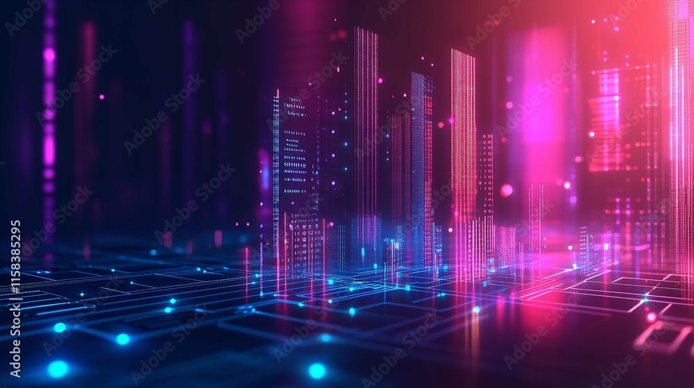 Vector Abstract Background with Technology Circuit Design Vector Abstract Background with Technology Circuit Design