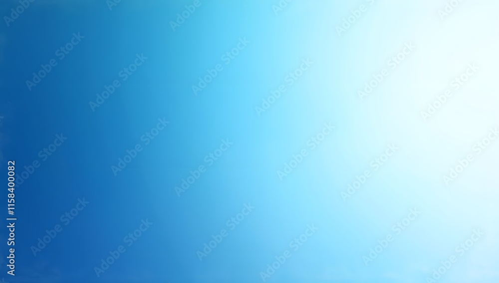 Obraz premium Beautiful blue sky with fluffy white clouds, a breathtaking cloudscape against the bright summer sky