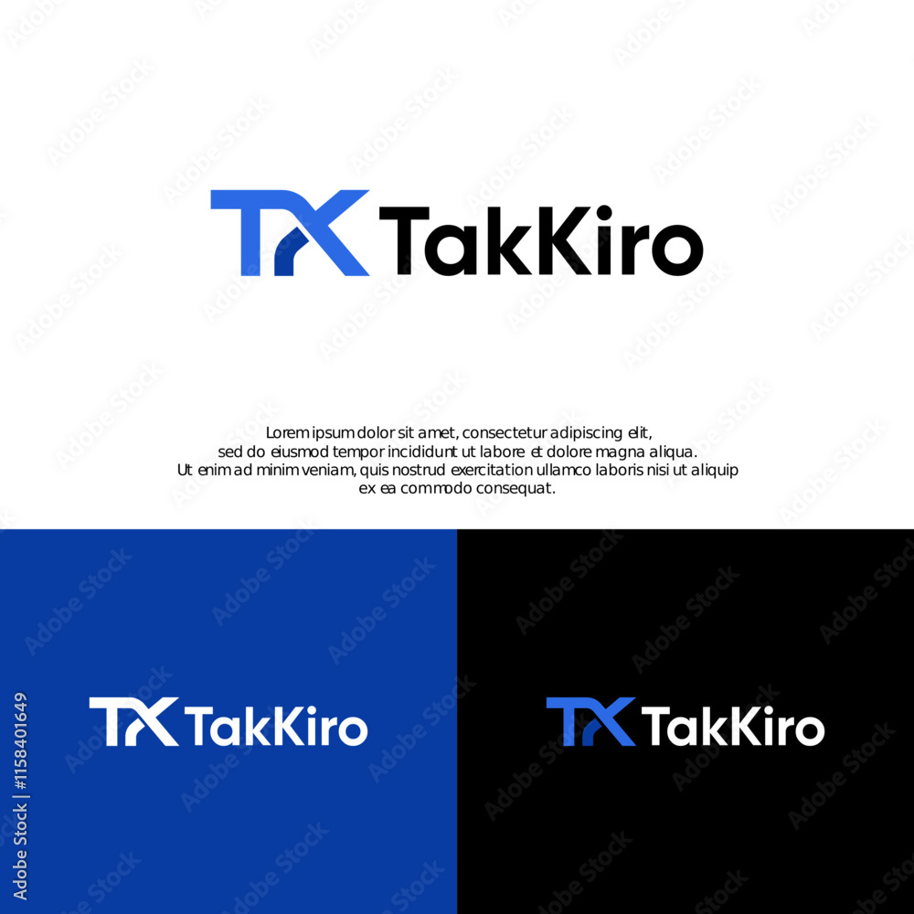 Fototapeta premium TK Logo Concept