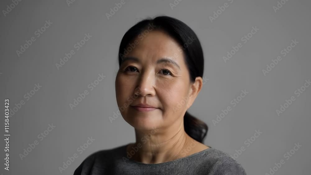 Portrait of a Mature Woman Portrait of a Mature Woman