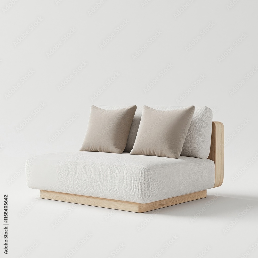 Naklejka premium Modern Minimalist Sofa Design