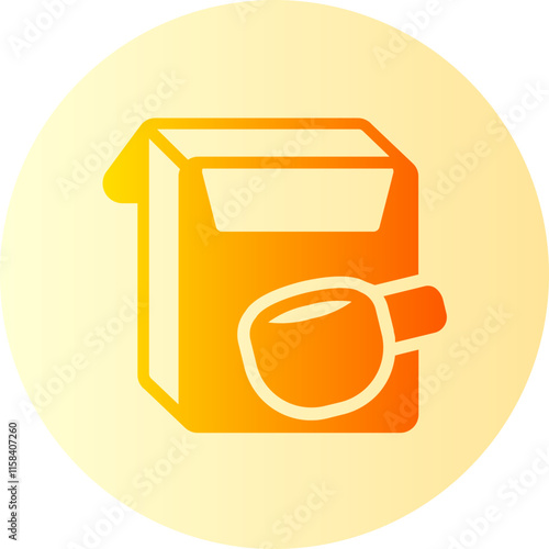 washing powder gradient icon