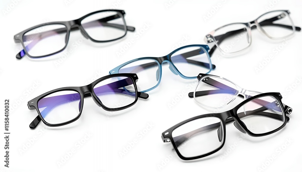 Stylish Eyeglass Collection - Modern Frames, Clear Lenses Stylish Eyeglass Collection - Modern Frames, Clear Lenses