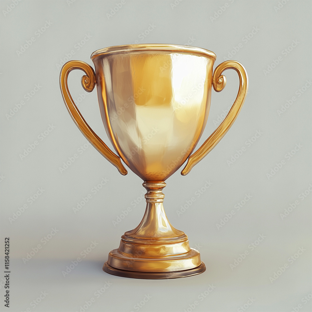 gold cup isolated on white gold cup isolated on white