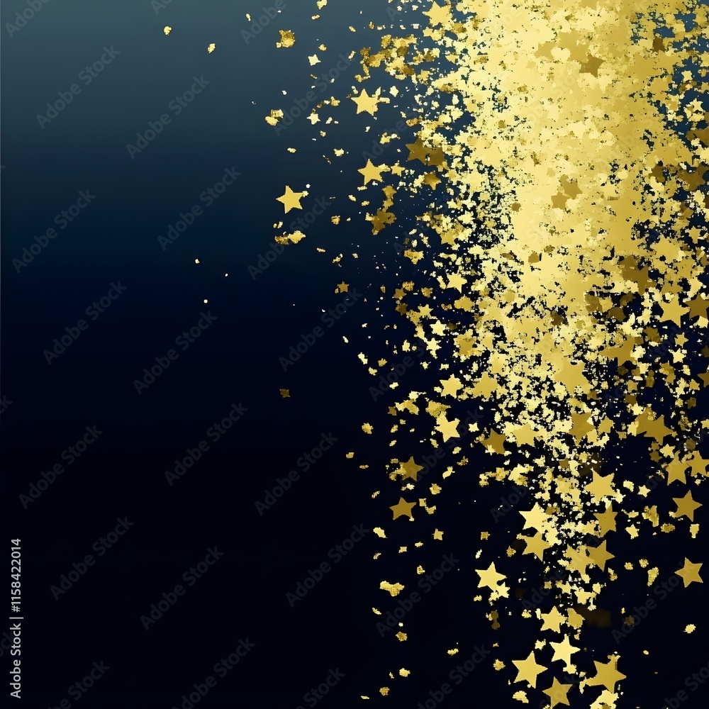 gold star splash on white and dark blue background gold star splash on white and dark blue background