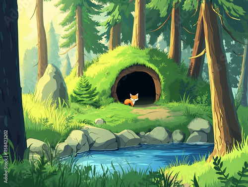 house in the woods