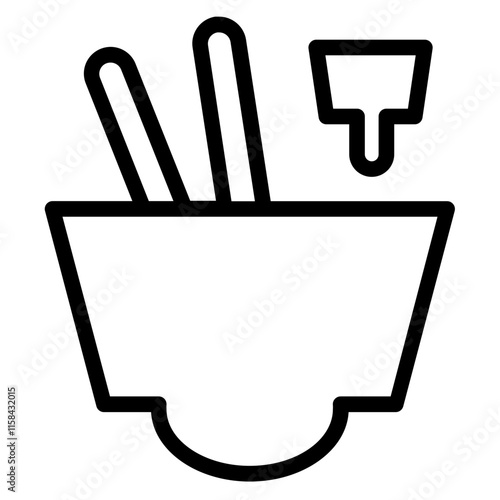 Soup Starter Bowl Line Icon