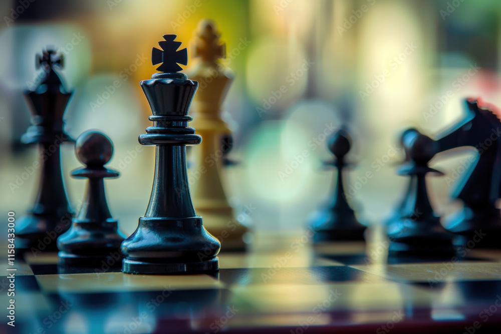Chess Pieces Set for Upcoming Match Chess Pieces Set for Upcoming Match