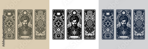 mage playing card tattoo design