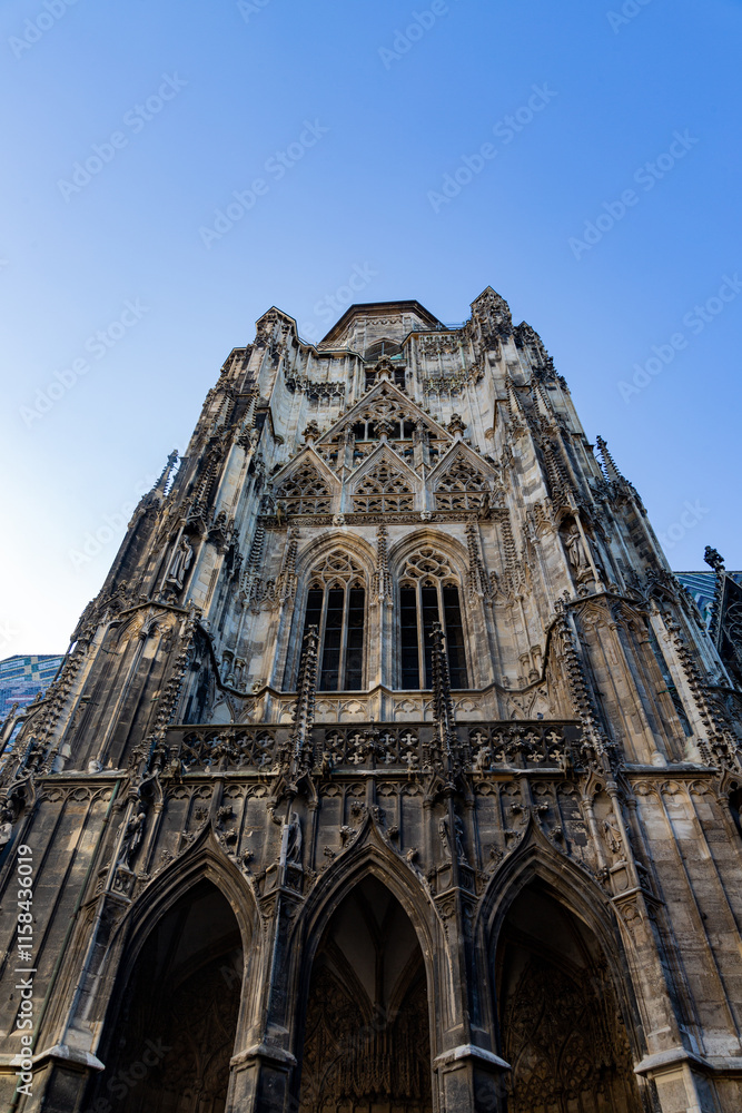 Details from exterior of St. Stephen's Cathedral in Vienna