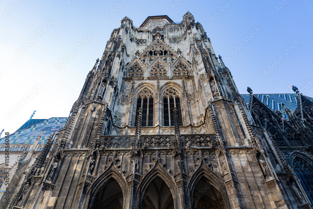 Details from exterior of St. Stephen's Cathedral in Vienna