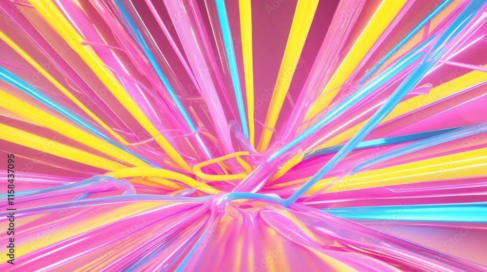vibrant 3d rendered abstract background vibrant 3d rendered abstract background