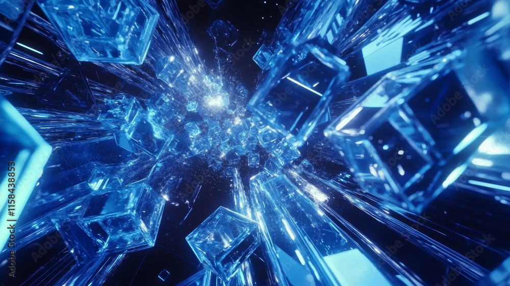 abstract Backgrounds hexagon horizon blue 80's 90's retro Vector virtual world game virtual reality in cinema or future abstract Backgrounds hexagon horizon blue 80's 90's retro Vector virtual world game virtual reality in cinema or future