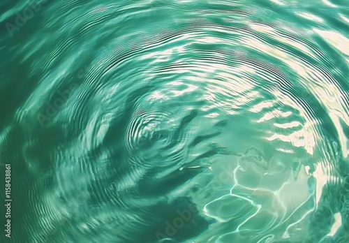 Serene Turquoise Water Ripples