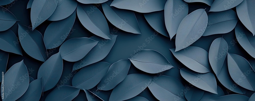 Laurel leaves abstract background idea. Aesthetic dark leaves arranged in a fashionable pattern for modern designs. Laurel leaves abstract background idea. Aesthetic dark leaves arranged in a fashionable pattern for modern designs.