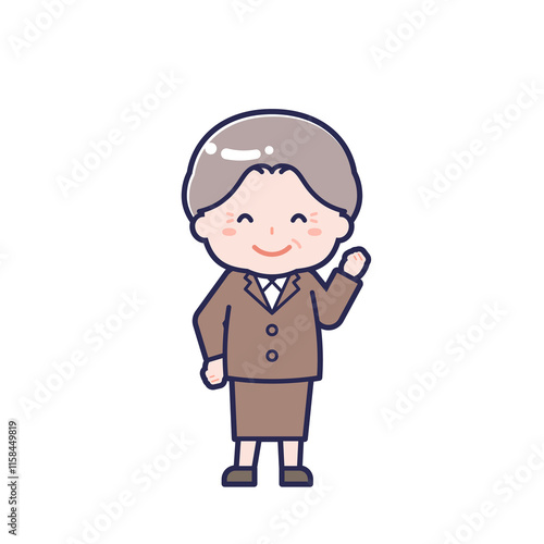 Wallpaper Mural スーツ_シニア／女性 04 Torontodigital.ca