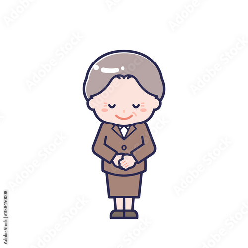 Wallpaper Mural スーツ_シニア／女性 08 Torontodigital.ca