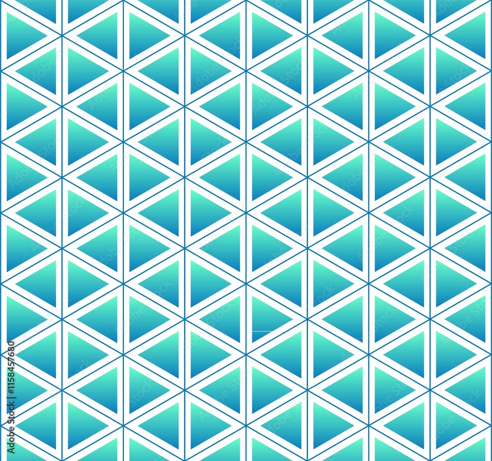 Triangle pattern Triangle pattern