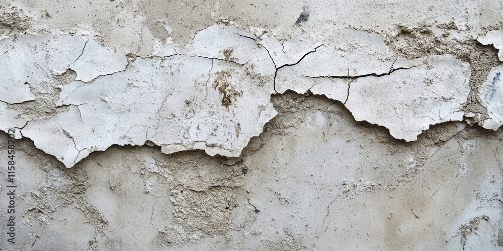 The walls displayed cracks from the intense heat and water seepage during rainfall, highlighting the impact of environmental factors on the walls integrity and condition.
