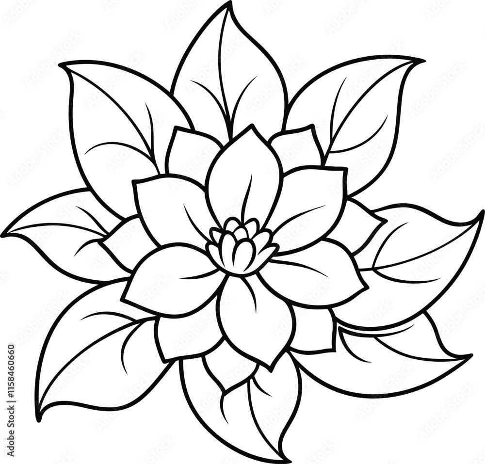 Flower silhouette vector illustration 3 Flower silhouette vector illustration 3