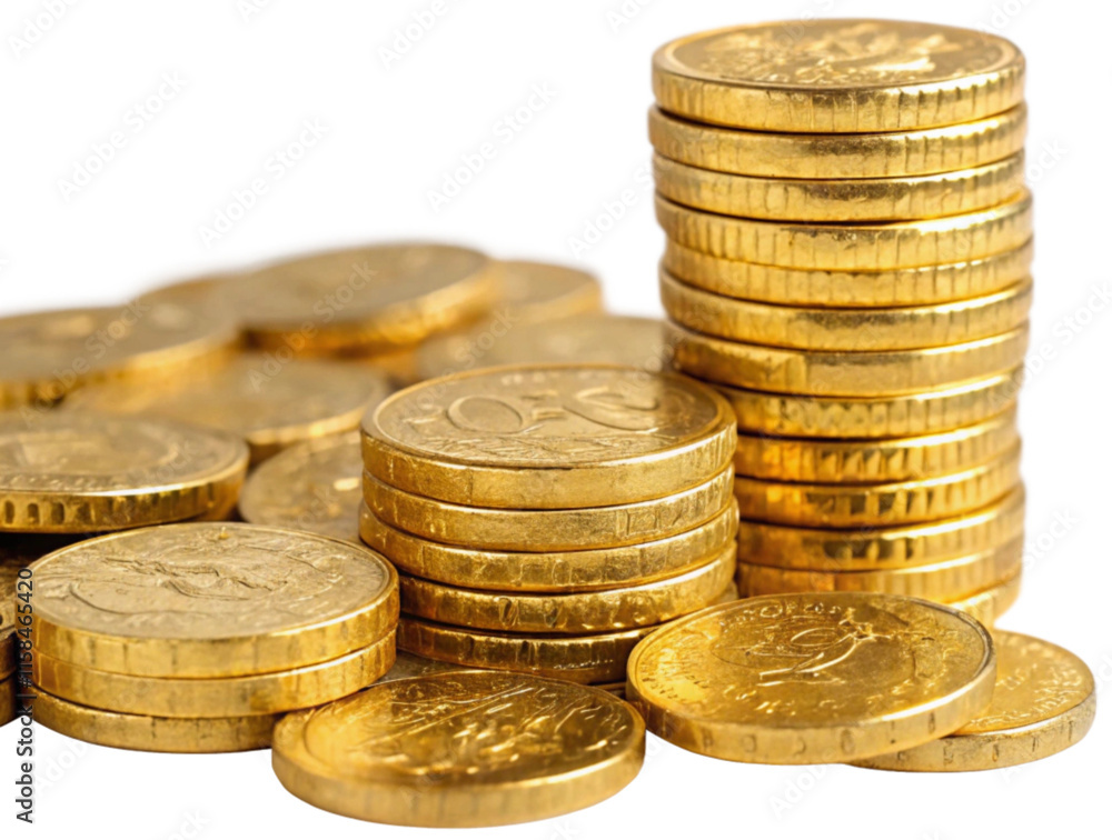 stack of gold coins GENERATIVE AI