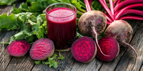 Advantages of Beet Juice for Managing Blood Pressure and Controlling Diabetes. Beet Juice offers significant benefits for lowering blood pressure and regulating diabetes effectively. photo