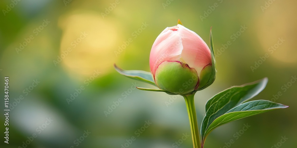 Delicate pink bud of a flowering peony displayed beautifully in the garden, showcasing the elegant charm of peony as it begins to bloom. The pink peony bud adds vibrancy to the garden scene. Delicate pink bud of a flowering peony displayed beautifully in the garden, showcasing the elegant charm of peony as it begins to bloom. The pink peony bud adds vibrancy to the garden scene.