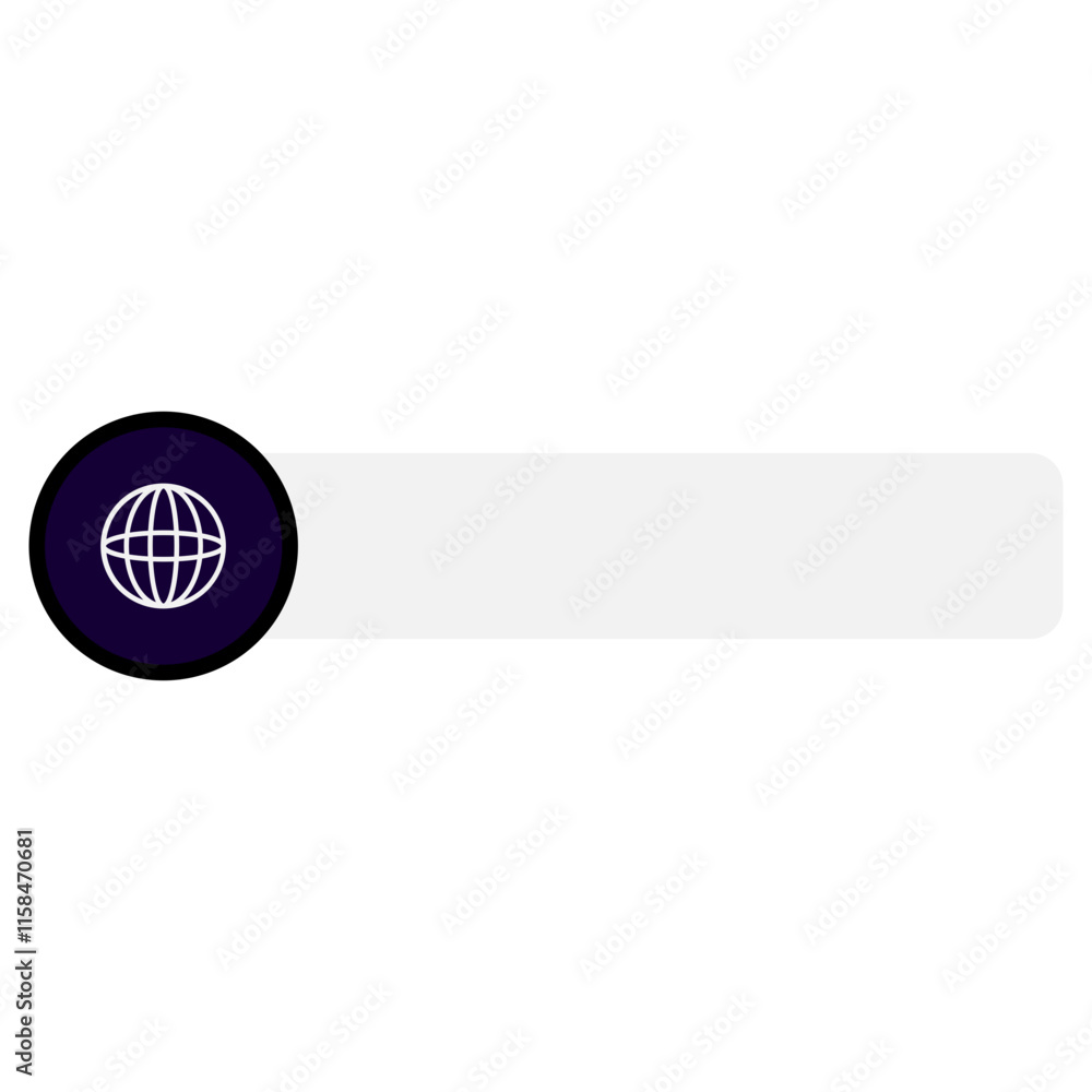 Obraz premium Web Address Label