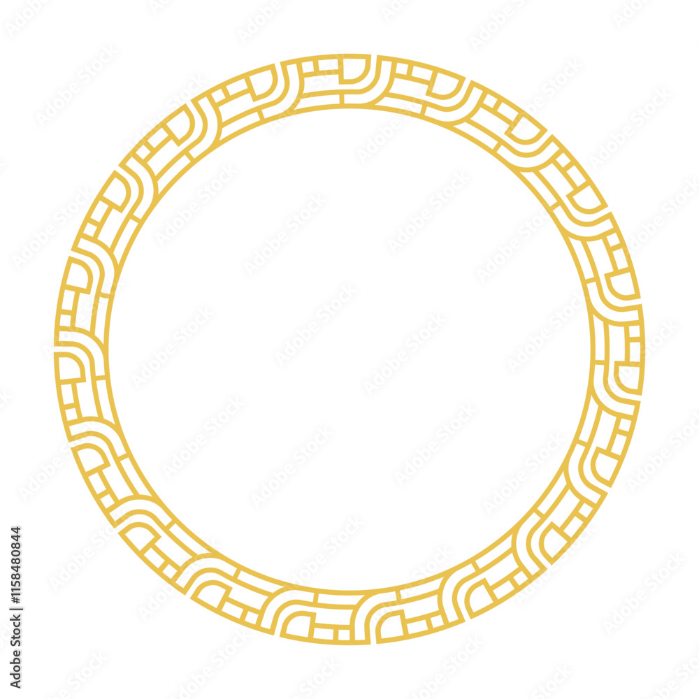 Chinese Art Circle Frame Chinese Art Circle Frame