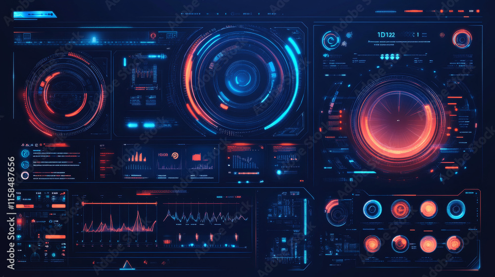Set of Circle Abstract Digital Technology UI Futuristic HUD Virtual Interface Elements Sci- Fi Modern User For Graphic Motion, Theme Technology, Game Control, Elements of Background Hi-tech or Design Set of Circle Abstract Digital Technology UI Futuristic HUD Virtual Interface Elements Sci- Fi Modern User For Graphic Motion, Theme Technology, Game Control, Elements of Background Hi-tech or Design