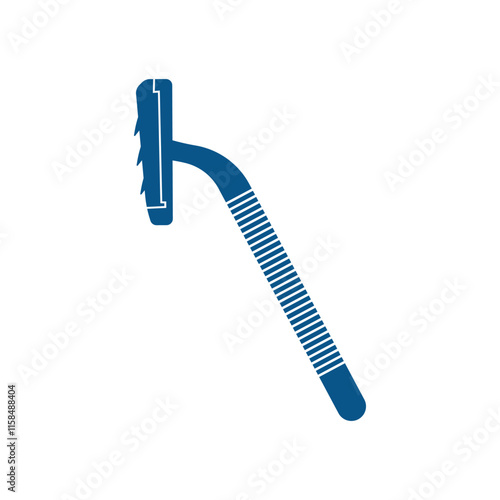 shaving razor icon logo vector
