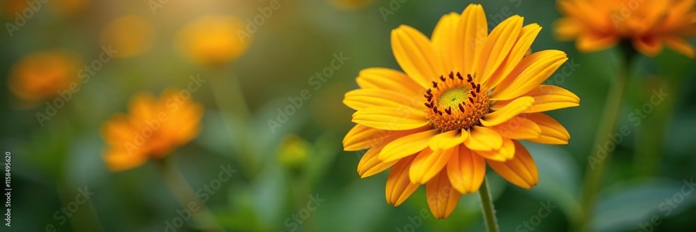 Ein Stieglitz in Blumenkorb auf einer Sonnenblume, planters, gardening Ein Stieglitz in Blumenkorb auf einer Sonnenblume, planters, gardening